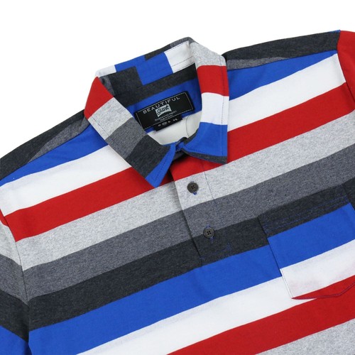 Men's Striped T-Shirt Collection - Comfortable Cotton Tees, Variety of Colors - Picture 3 of 10