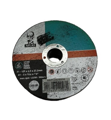 16x Trennscheiben 125x2,5x22,2mm Für Stein Atlas C30S-BF