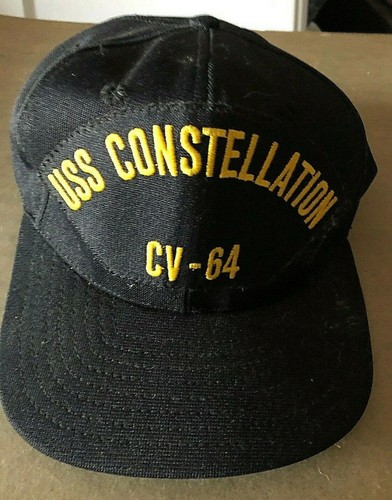 Navy Cap USS Constellation CV 64 Snap 