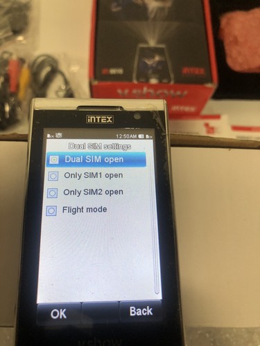 V.show Mobile Theatre INTEX In8810 Dual SIM Phone Built In Projection,Touch Scr. - Afbeelding 7 van 23