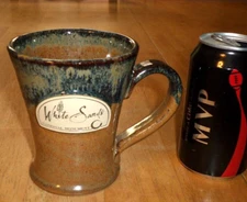 WHITE SANDS NATIONAL MONUMENT, [JUMBO & [3-D] & HANDMADE], STONEWARE Coffee Mug