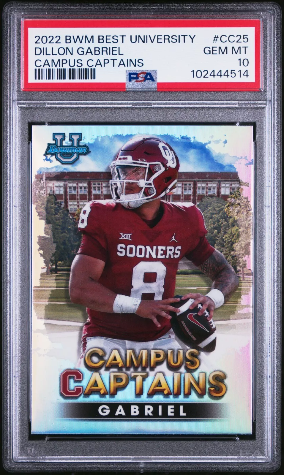 Dillon Gabriel trading card