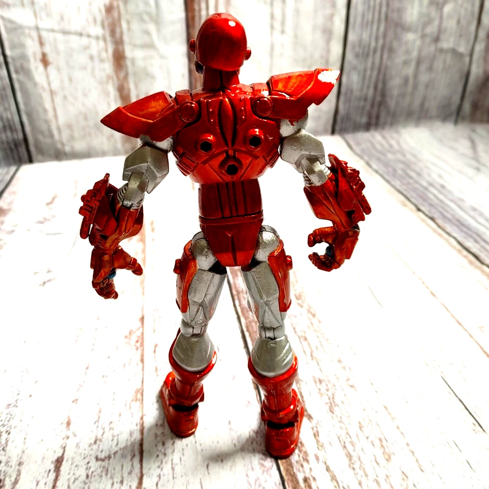 8-дюймовая экшн-фигурка Silver Centurion Ironman Iron Man на заказ/единственная в своем роде. - Изображение 4 из 4