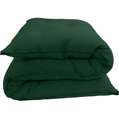 Twin Floor Rolling Futon Mattress, Sleepover Cotton Shikifuton 3x39x80 Hunter