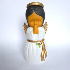 NEW Light-up Christmas Blow Mold Angel Praying Holiday Time 11" H for tabletop