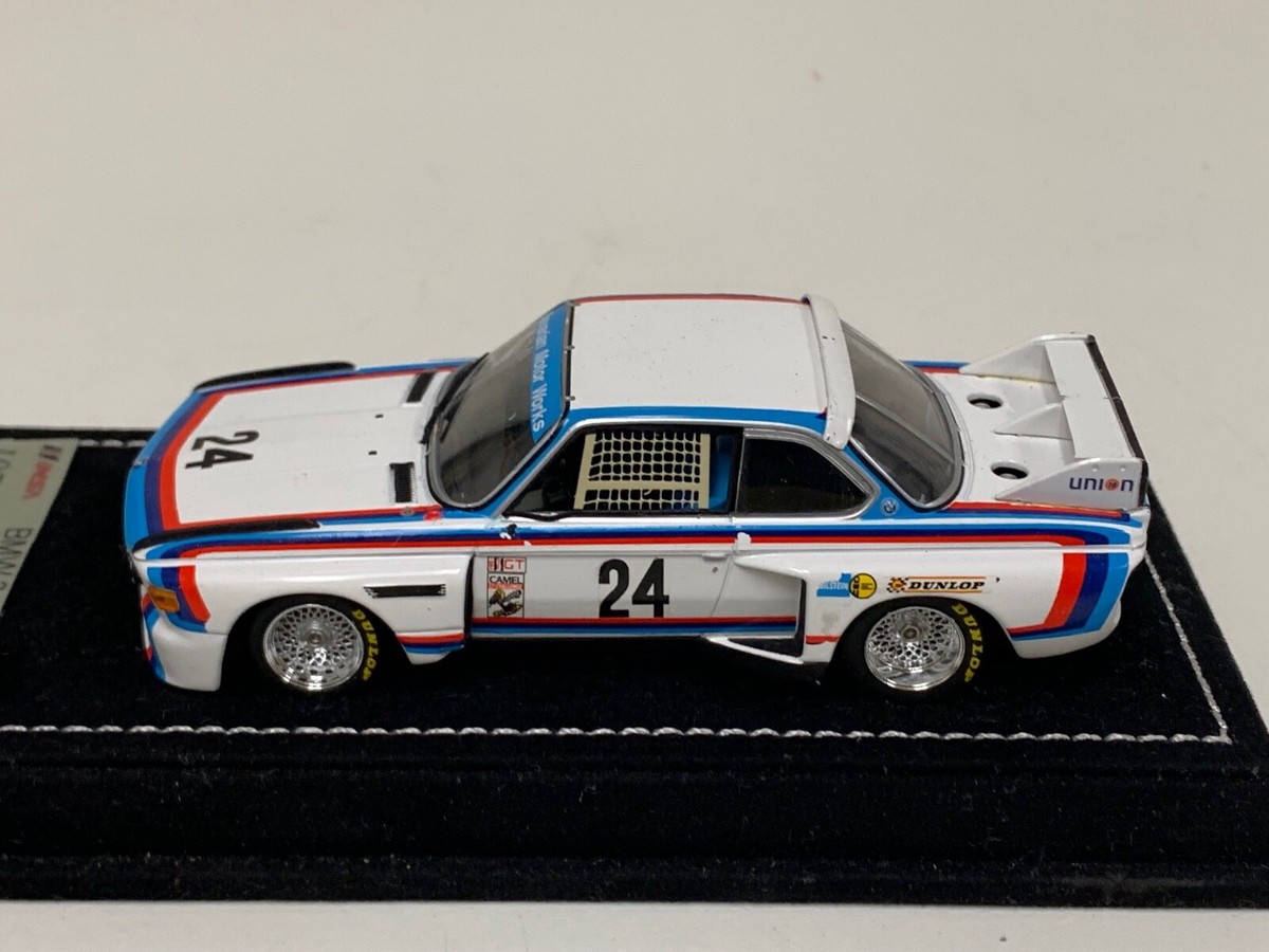 1/43 Minichamps BMW 3.5 CSL from 1975 Riverside Race Alcantara