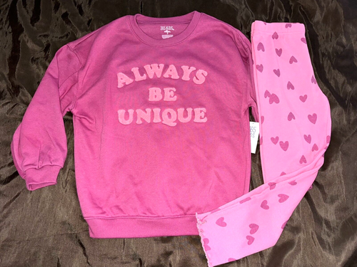 New 4 Lot 2pc SETS GIRLS 7 HEARTS UNICORNS GOLD 365 KIDS GARANIMALS PANT SHIRT - Picture 3 of 6