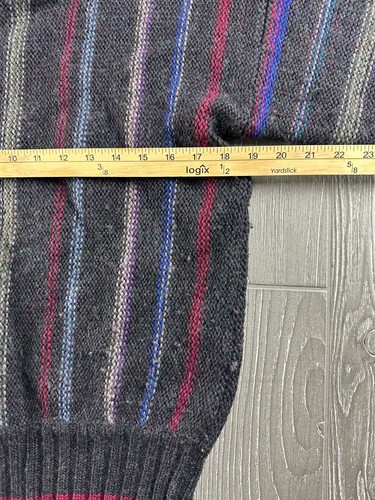 Vintage Boston Traders Wool Striped Sweater M Womens - Picture 5 of 8