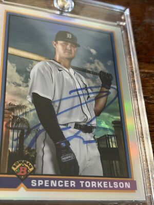 Spencer Torkelson Signed Bowman Card Psa Dna Coa Tigers
