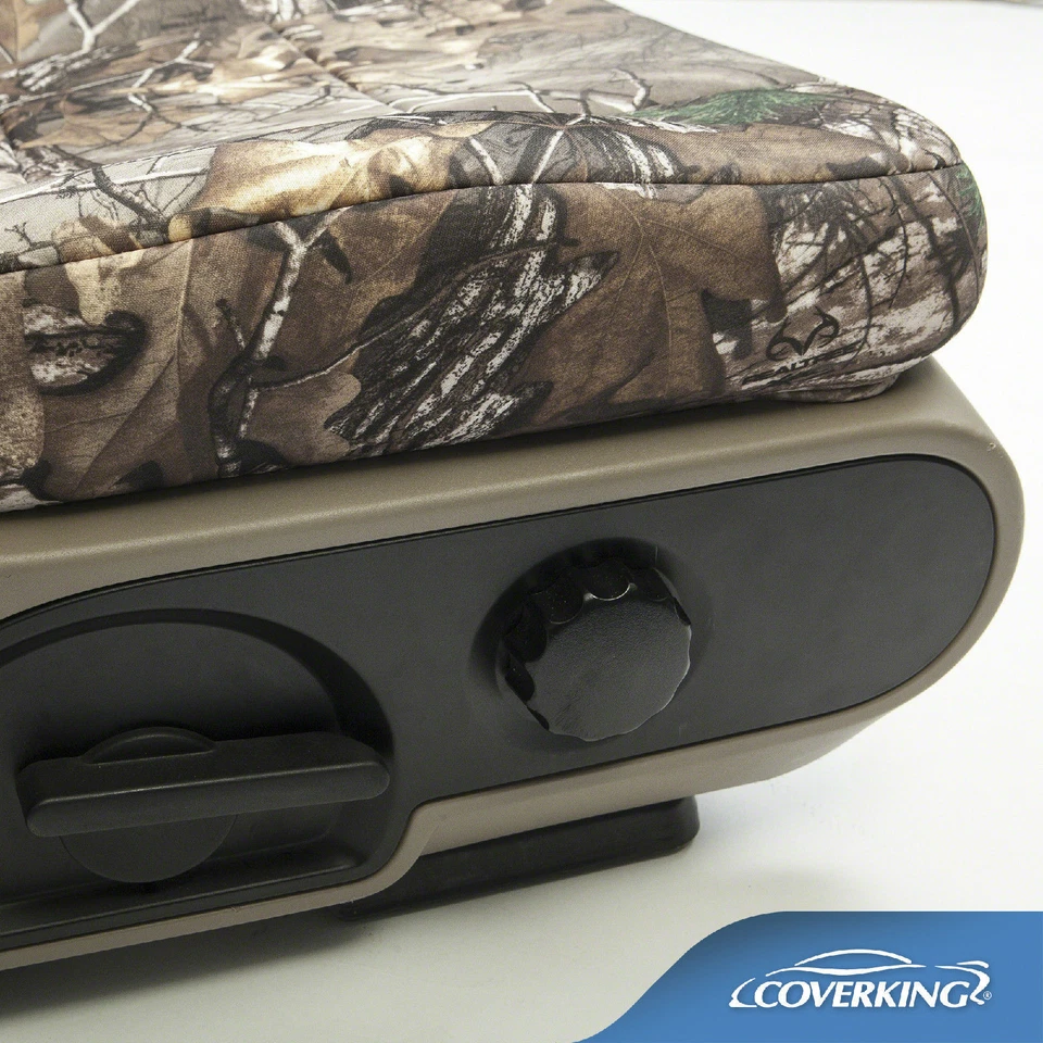 Fundas de asiento delanteras Coverking Neosupreme Realtree Xtra camufladas para Toyota Tundra Foto 2 de 4