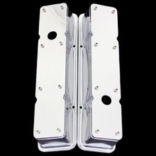 Chrome Small Block Valve Covers Tall 2 Piece For Chevy 327 350 383 400 Chrome Small Block Valve Covers Tall 2 Piece For Chevy 327 350 383 400