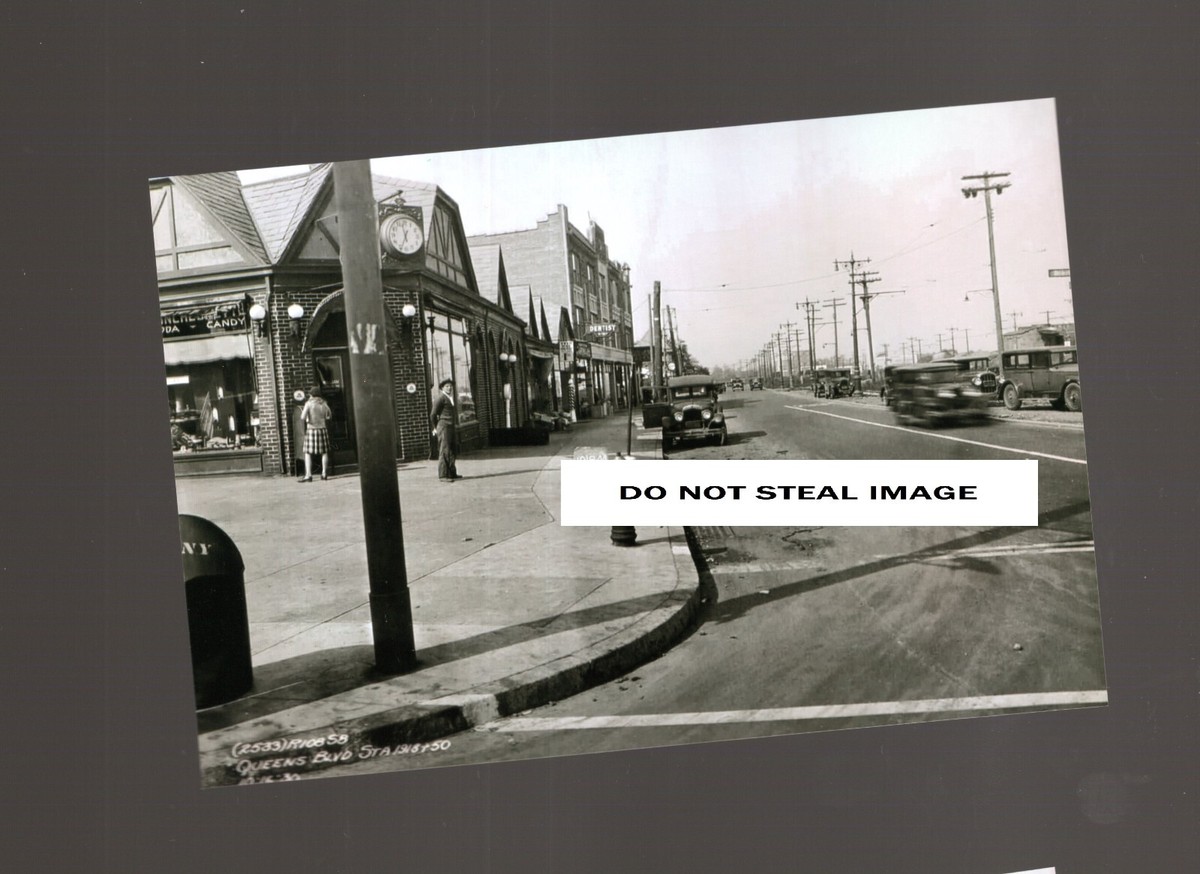 絵画 Forest Hills Queens Blvd & 64th Road - Forest Hills - Queens, NY 1960 C