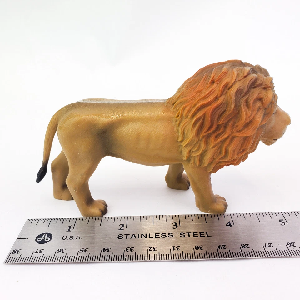 Terra by Battat Lion Figure Safari Zoo Animal Miniature Figurine Toy - Image 4 of 4