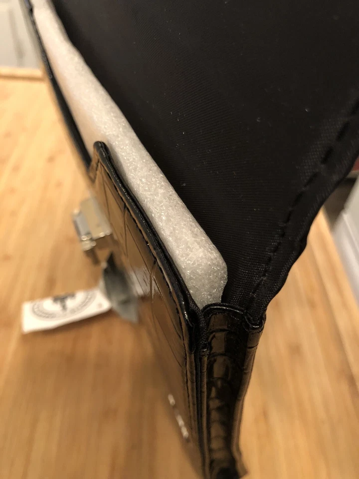 DISNEY PARKS FAUX CROC MICKEY ICON ELECTRONIC TABLET CASE: BLACK (New/Tag) - Image 3 of 4