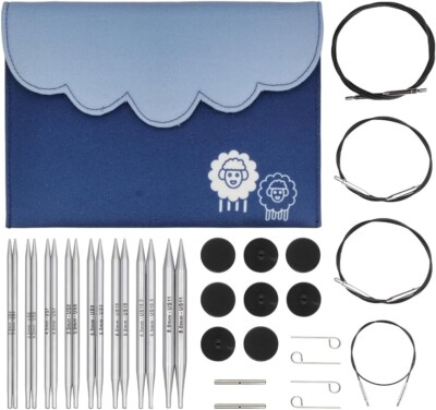 KnitPro Nova Interchangeable Knitting Needle Set 5'' (13cm)- Deluxe