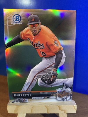 2017 Bowman Chrome Prospect Refractor /499 #BCP137 Jomar Reyes Orioles