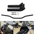 1" Club Style Handlebar Riser Pullback 6"/8"/10"/12" inch Height Rise For Harley