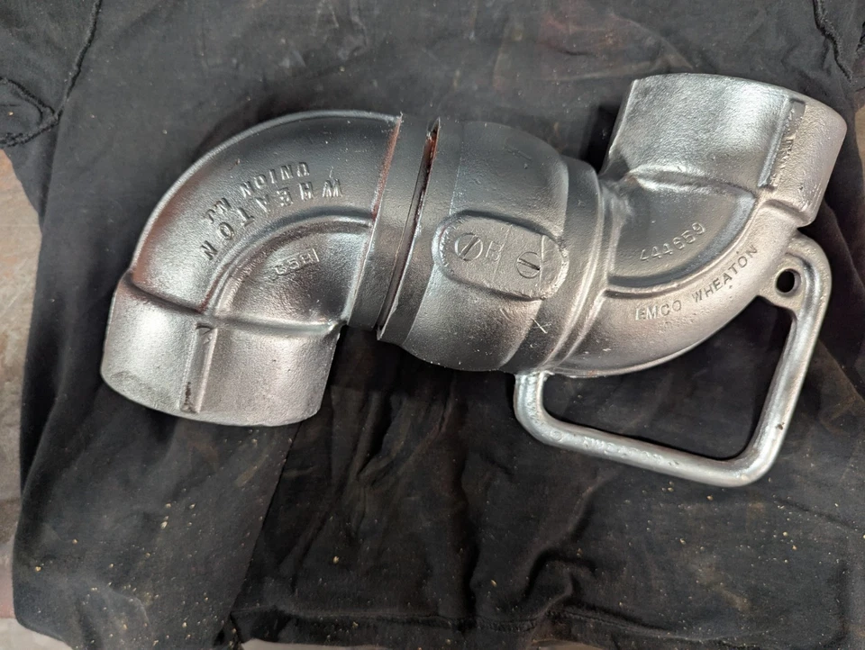 3 inch Emco Wheaton Swivel with handle, Rebuilt, aluminum, new buna seals - Image 3 of 4