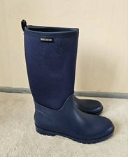 Briers Navy Advanced Neoprene & Rubber Wellies Wellington Boots Size 12 (Eu 46)