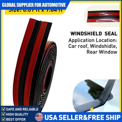 3Mx30MM Windshield Rubber Seal Car Weather Stripping Trim T Shape Sealing Strip