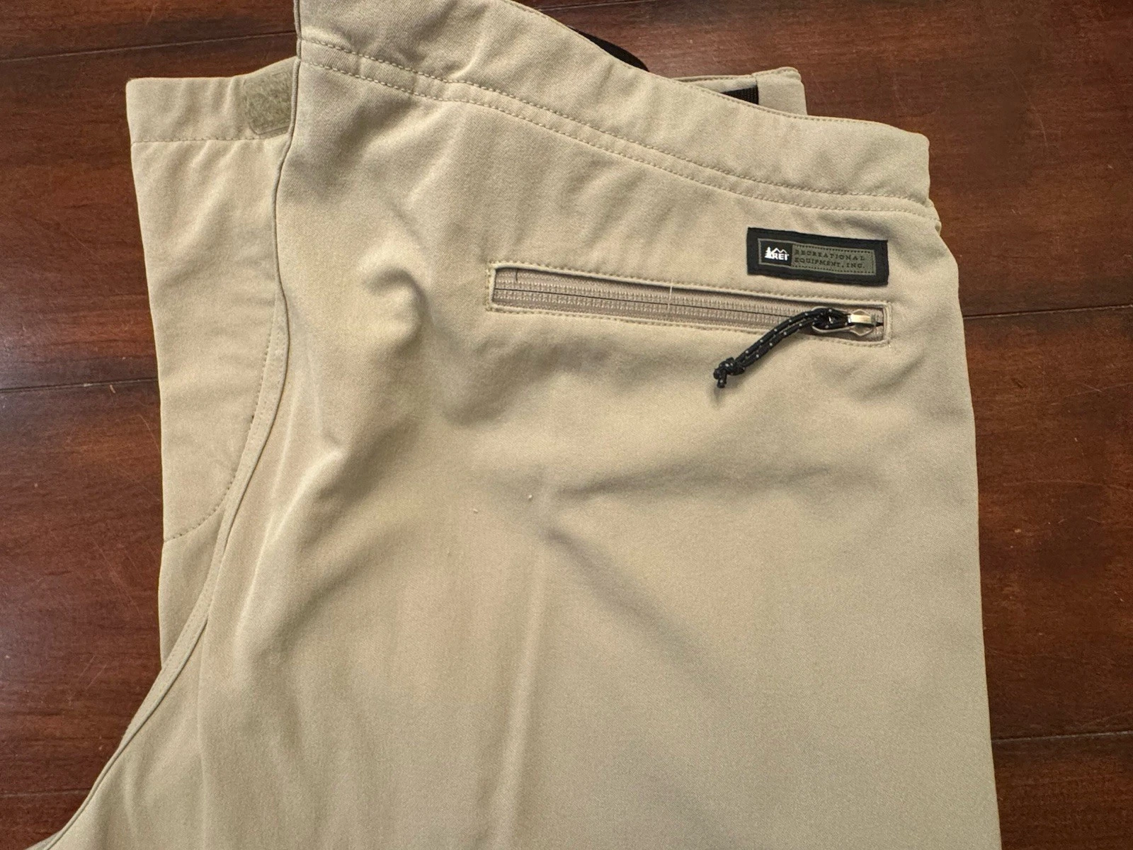 REI Large Pants Hike Fish Camp Tan Khaki New