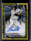 2024 Bowman Draft Sam Antonacci Chrome Auto Yellow Refractor 1st #/75 White Sox