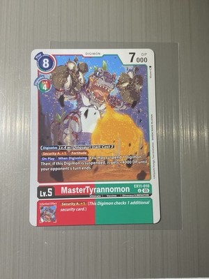 MasterTyrannomon Uncommon Dawn of Liberator EX11-010 U NM