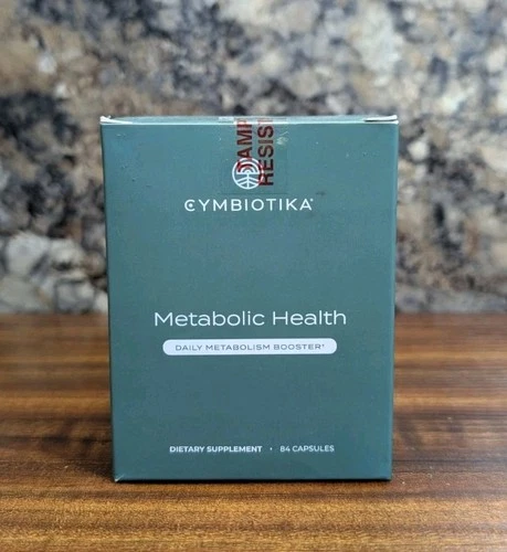 New Cymbiotika Metabolic Health Metabolism Booster Supplement 84 Capsules 2027