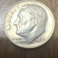 1964 Uncirculated Roosevelt Dime. Actual Coin Checkout All My Line Of Dimes