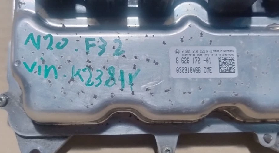 JUEGO UNIDAD ECU CONTROL MOTOR BMMW 420i F32 2013 DME 8626172 Foto 3 de 4