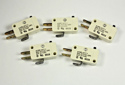 5pcs  Micro Switch V3-2824-D9 A1MO-1A17-1 NC NO 20A, 277VAC 1HP, 125VAC 2HP