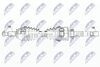 NTY Antriebswelle NPW-RE-089 FüR Renault