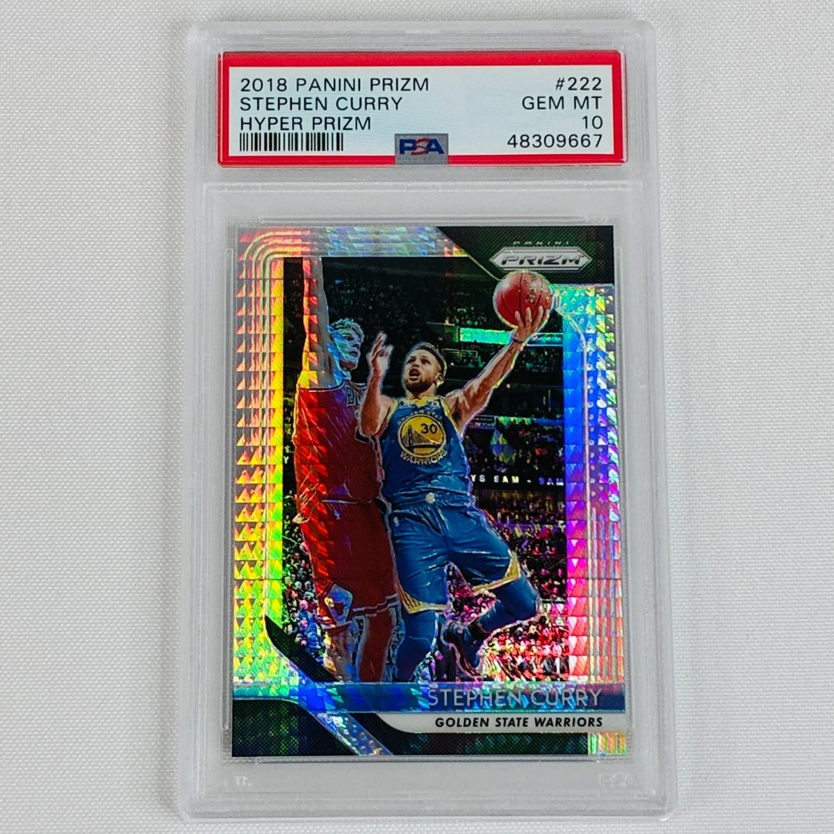 Stephen Curry Professional Sports Authenticator (PSA) Basketball