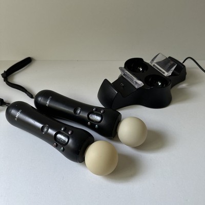 Sony PlayStation Move Motion Controller - Schwarz Doppel Pack 2 Stück CECH-ZCM1E