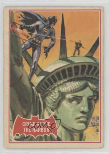 1966 OPC Batman Red Bat #35A Crime above the Harbor — Raw