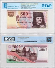 Hungary 500 Forint, 2006, P-194, UNC, Commemorative, Authenticated
