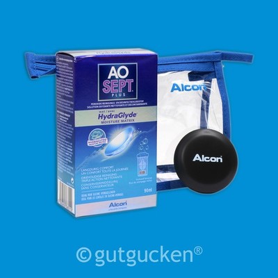 AoSept Plus HydraGlyde Travelpack 2 x 90ml Pflegemittel Peroxidlösung von Alcon