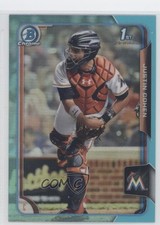 2015 Bowman Draft Chrome Sky Blue Refractor Justin Cohen #98 0a3