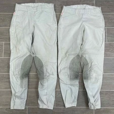 BARGAIN BUNDLE: 2 Pair Tailored Sportsman TS Knee Patch Breeches, Size 26