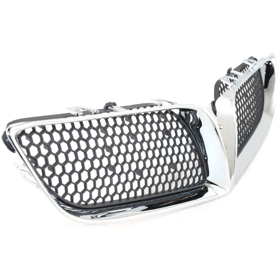 Rejilla para Pontiac Bonneville 2000-2005 carcasa cromada con inserción de plástico gris Foto 3 de 4