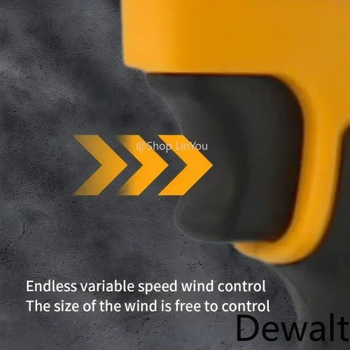 DEWALT Soffiatore Aria Senza Fili 20V | Ventilatore Turbo Portatile Brushless, Strumento Ricaricabile - Foto 4 di 7