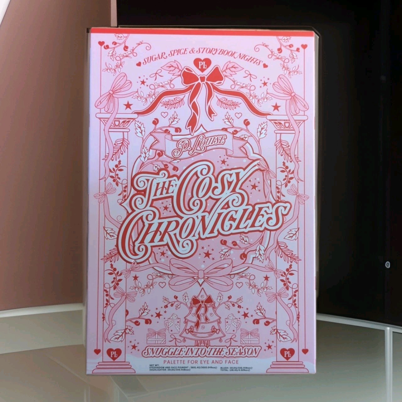 P.Louise The Cosy Chronicles Christmas Palette Eyeshadow and Face Palette.