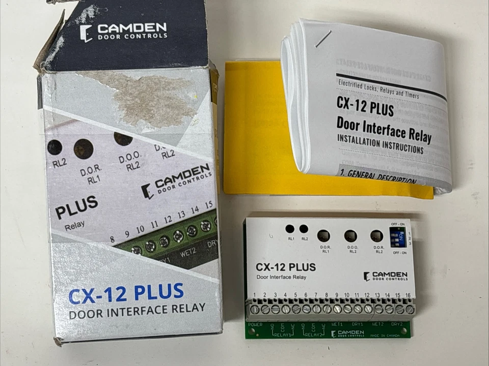 Camden CX-12 Plus Fire Alarm Programmable Door Interface Relay