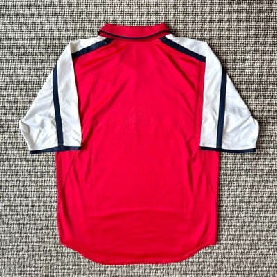 NIKE Dreamcast Collared Arsenal 00/02 Home Jersey Shirt Men Used