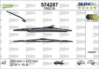 Alfa Romeo 147 Scheibenwischer 01-10 Valeo OEM 574287 Vorne Links Rechts