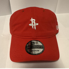 New Era NBA Houston Rockets Basketball 29TWENTY Fitted Hat Cap Red M