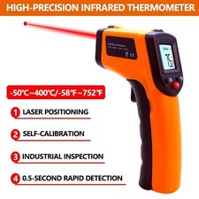 Digital Infrared Thermometer Temperature Gun Laser IR Cooking -50 C-400 C US