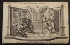 Incisione su rame immagine sacra KLAUBER; holy card, santino S. IVO, Yvo