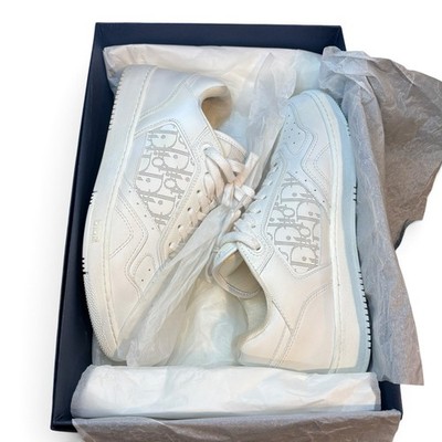 Dior B27 Sneakers White Monogram Low-Top Sneakers | Size 12