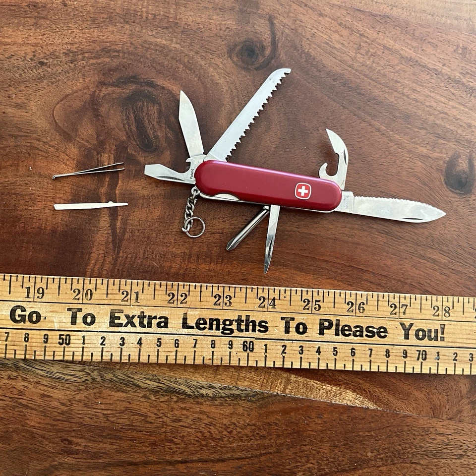 Navaja suiza vintage Wenger Handyman 85 mm Delemont Suiza Foto 2 de 2